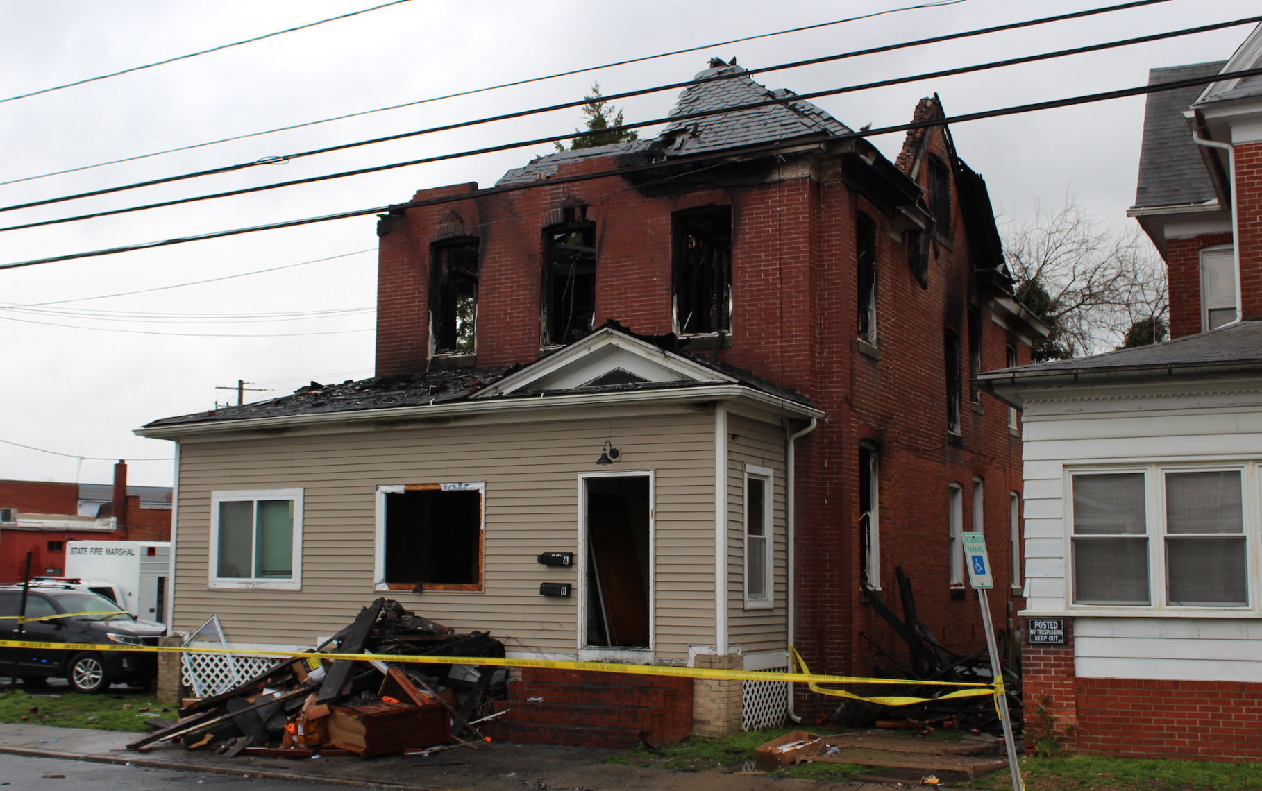 Aftermath of High Street fatal fire